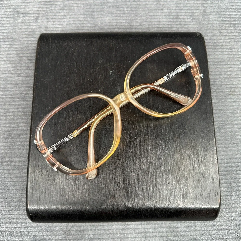 Blue Ribbon Marchon BR 11 Grey Rose Oversized‎ Rounded Eyeglass Frames 130 55-15